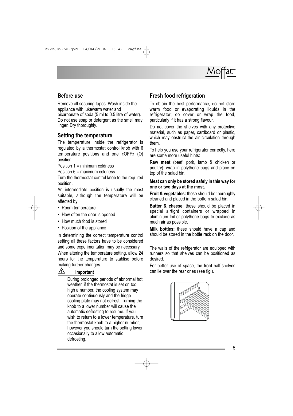 Moffat MUL 514 User Manual | Page 5 / 20