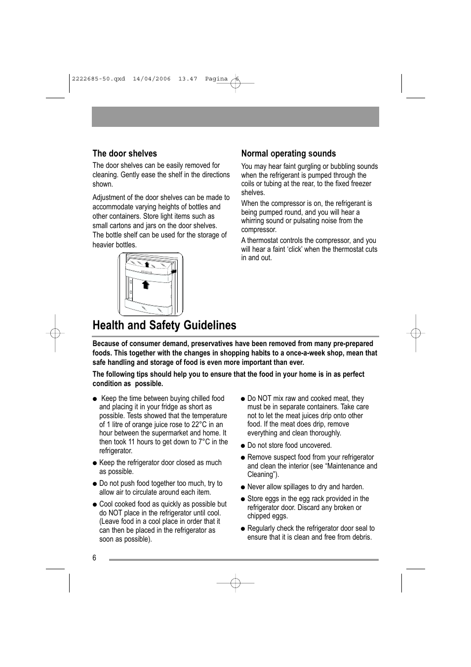 Health and safety guidelines | Moffat MUL 514 User Manual | Page 6 / 20