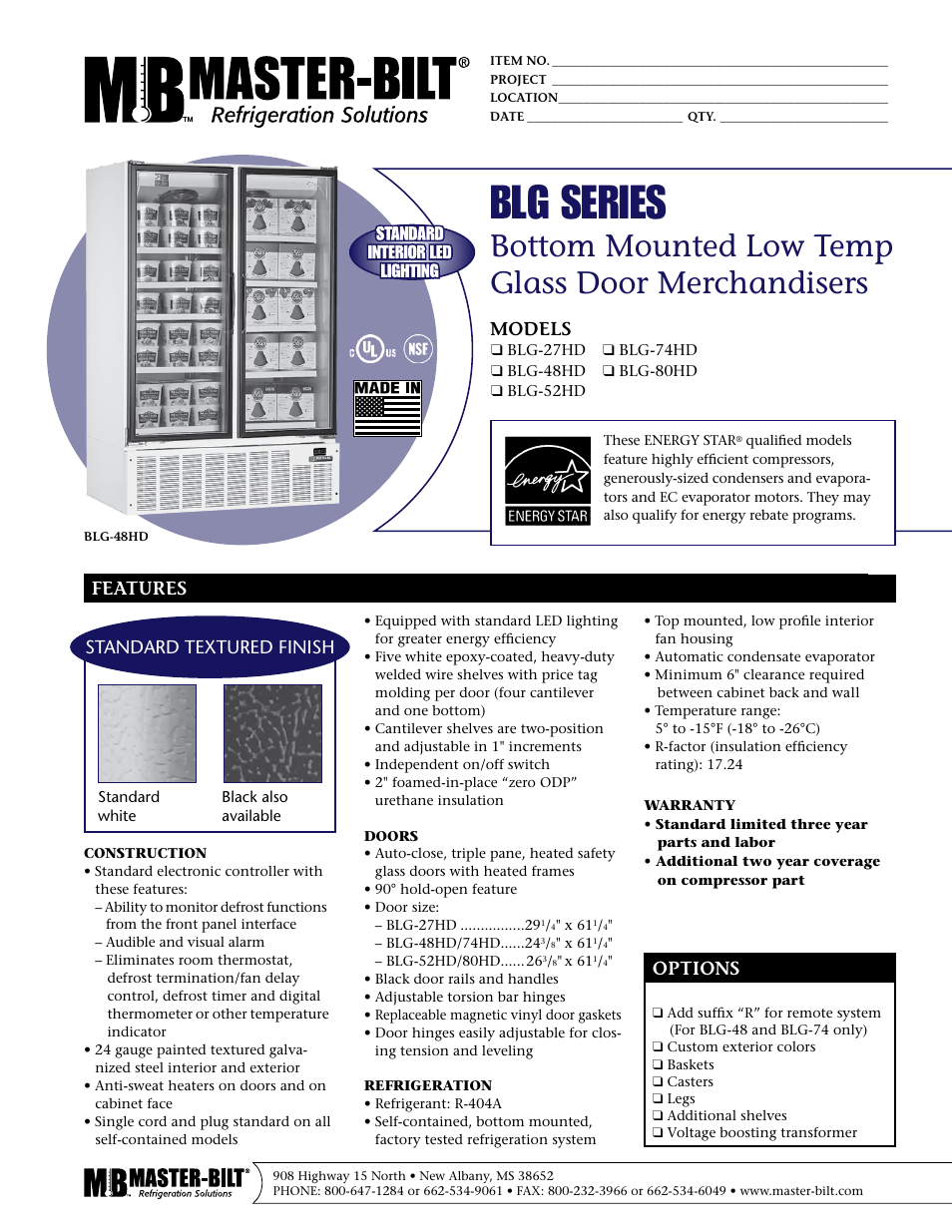 Master Bilt BLG-27HD User Manual | 2 pages