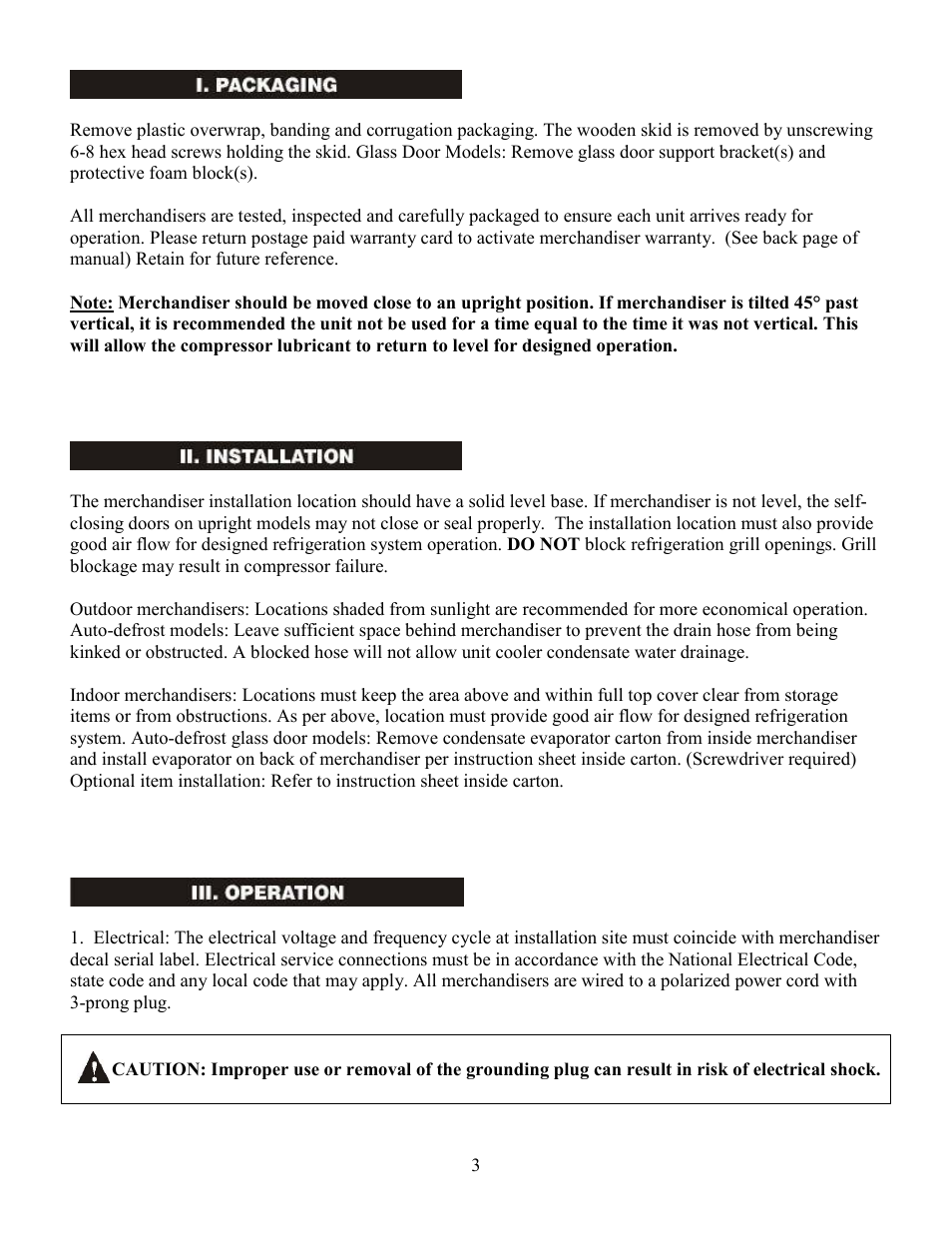 Master Bilt IM-45G User Manual | Page 3 / 14