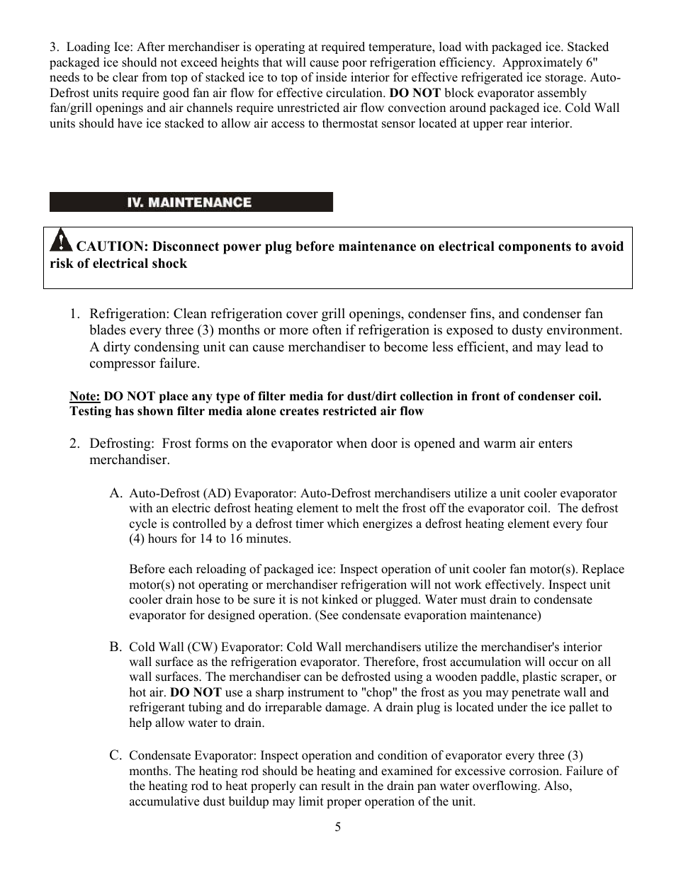 Master Bilt IM-45G User Manual | Page 5 / 14