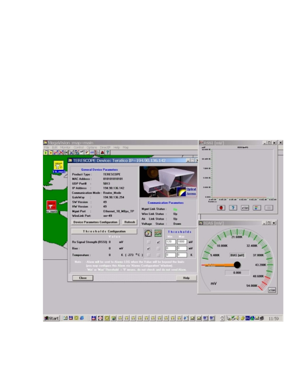 MegaVision Network Management System User Manual | Page 57 / 62