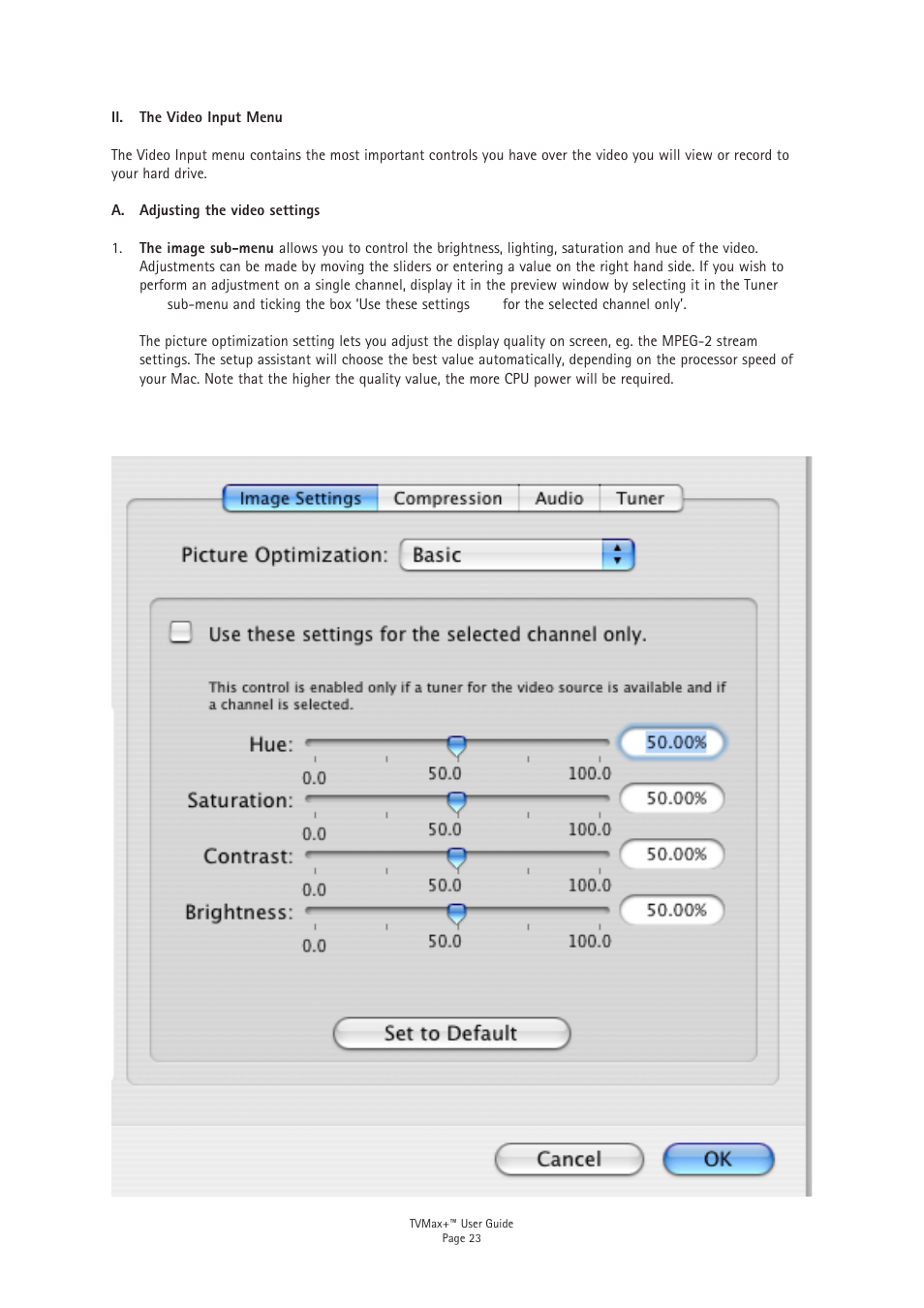 Miglia Technology TV Max+ User Manual | Page 25 / 46