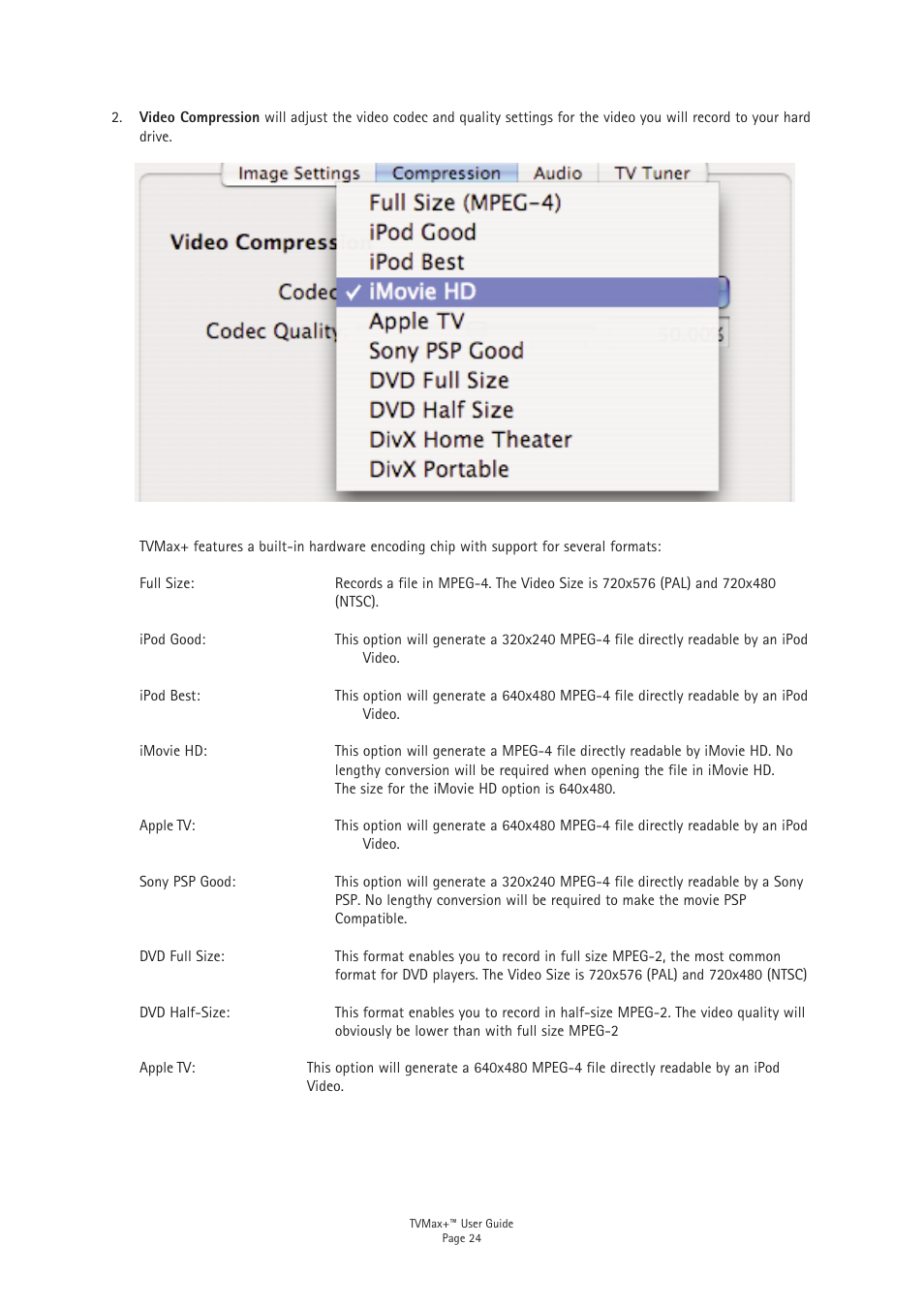 Miglia Technology TV Max+ User Manual | Page 26 / 46
