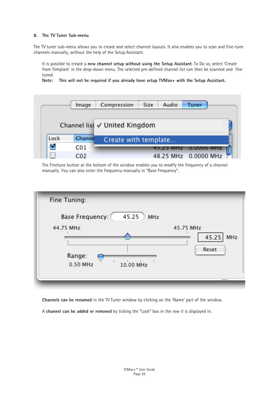 Miglia Technology TV Max+ User Manual | Page 28 / 46