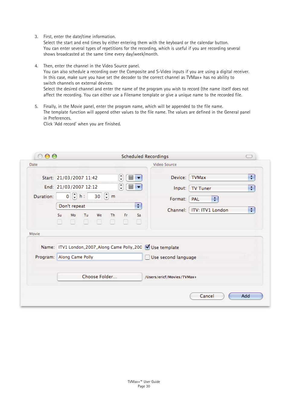 Miglia Technology TV Max+ User Manual | Page 32 / 46