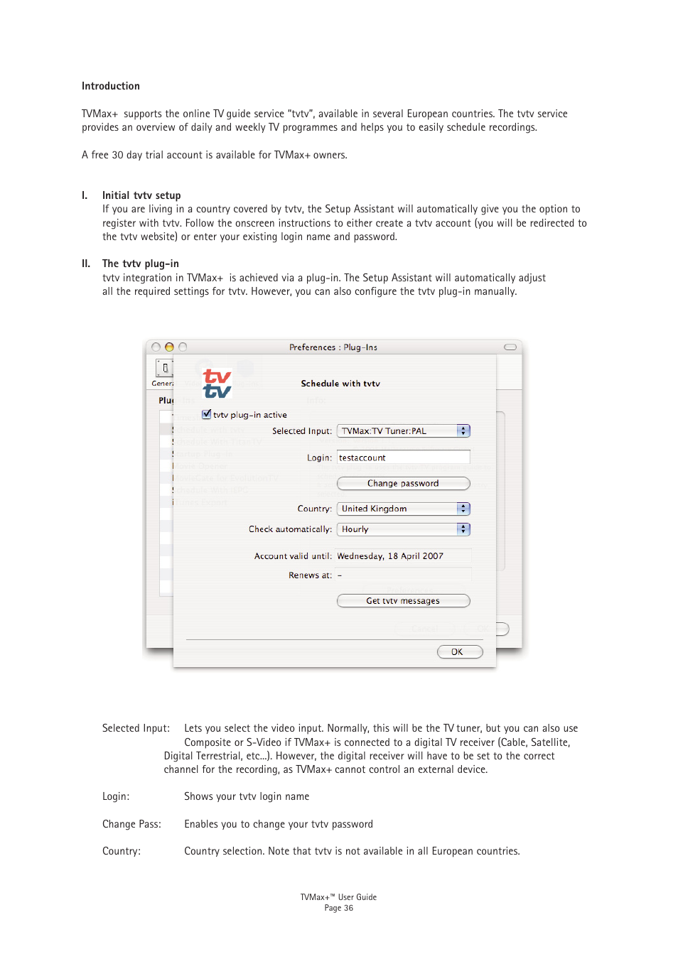 Miglia Technology TV Max+ User Manual | Page 38 / 46