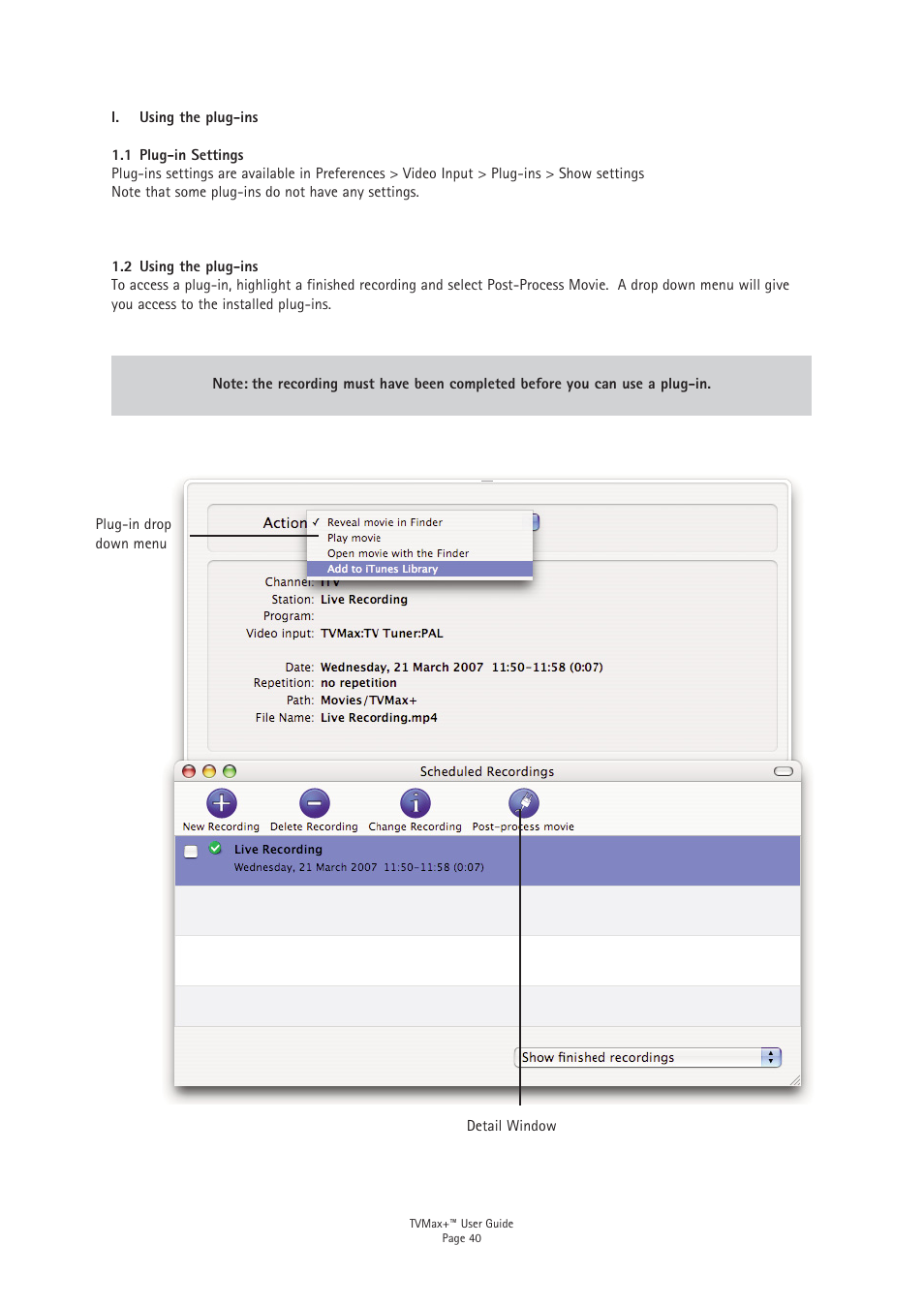 Miglia Technology TV Max+ User Manual | Page 42 / 46