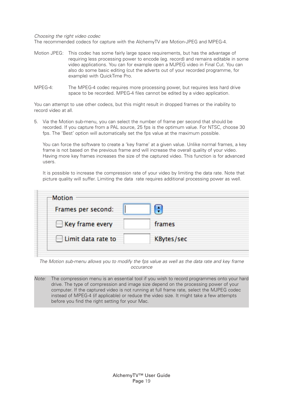 Miglia Technology Alchemy TV User Manual | Page 21 / 34