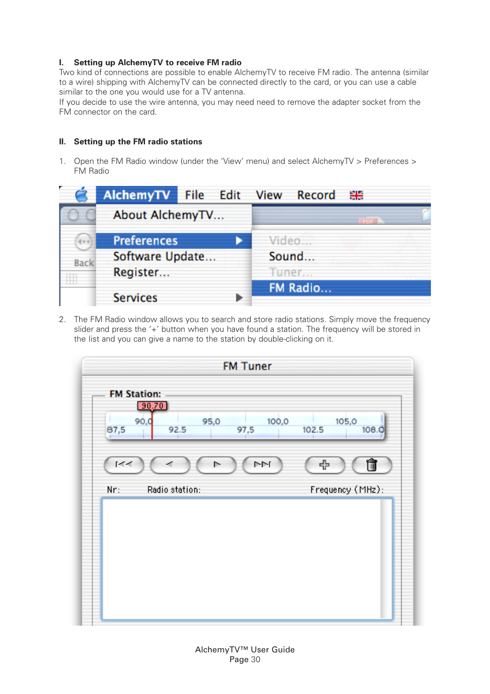 Miglia Technology Alchemy TV User Manual | Page 32 / 34