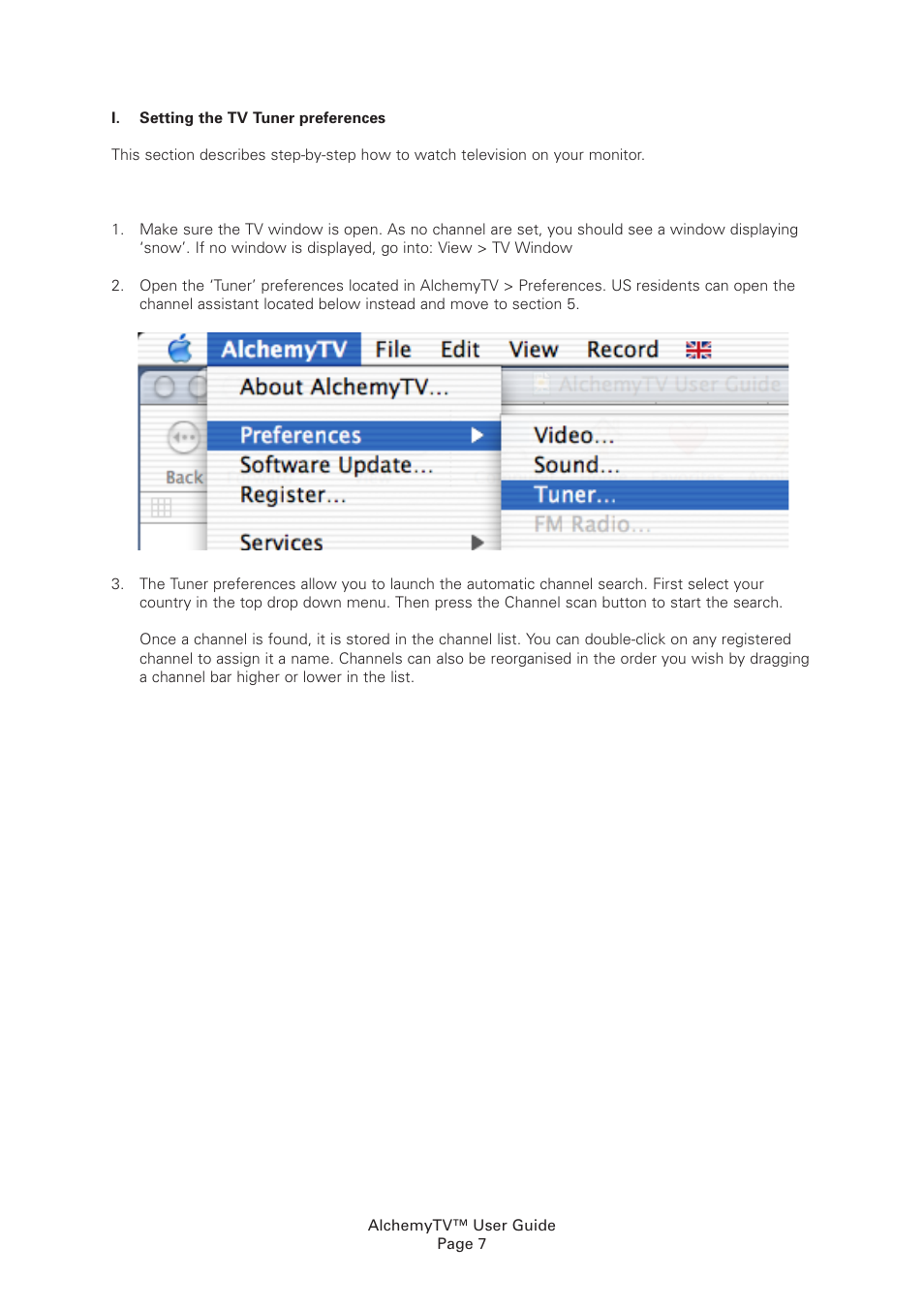 Miglia Technology Alchemy TV User Manual | Page 9 / 34