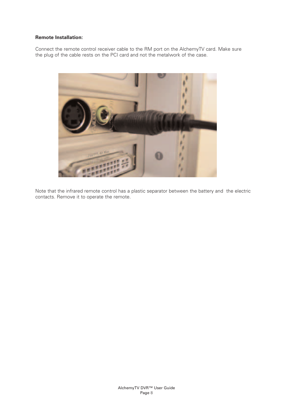 Miglia Technology AlchemyTV DVR User Manual | Page 10 / 55