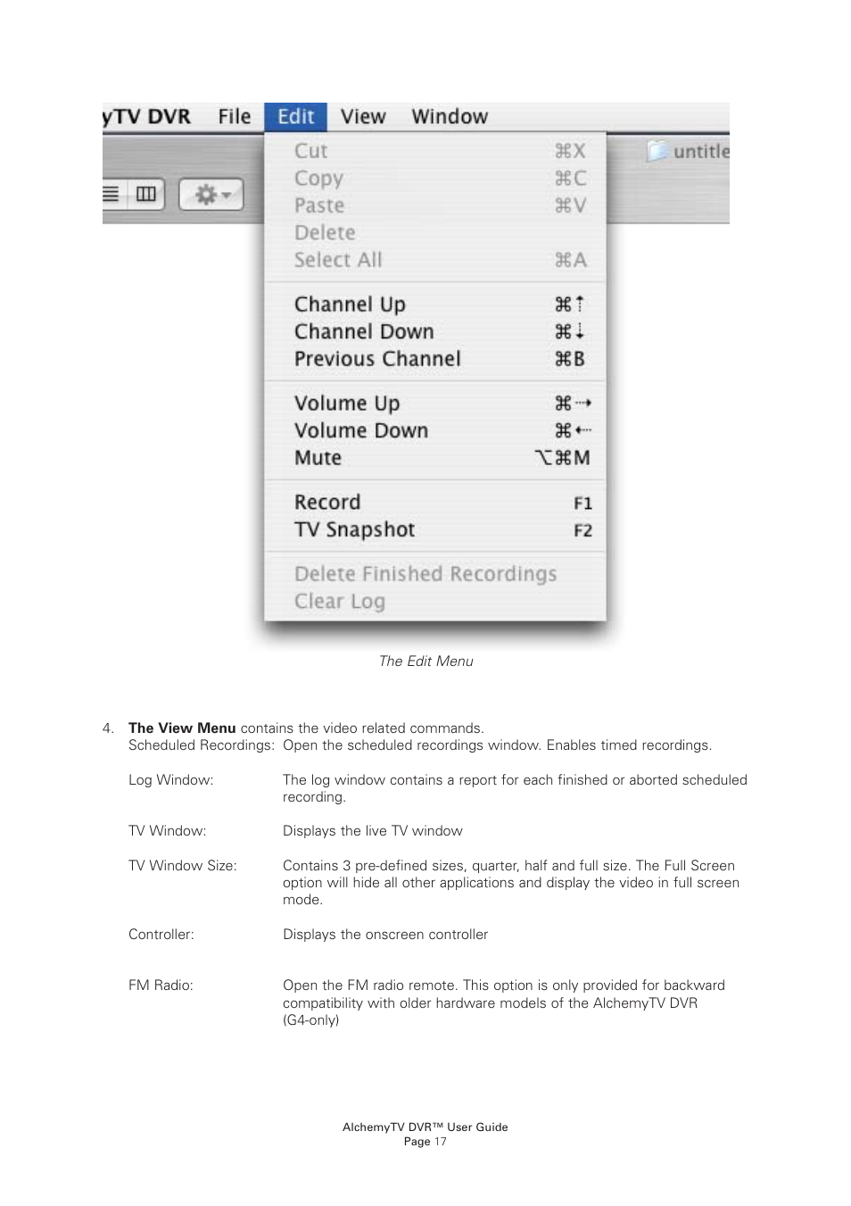 Miglia Technology AlchemyTV DVR User Manual | Page 19 / 55