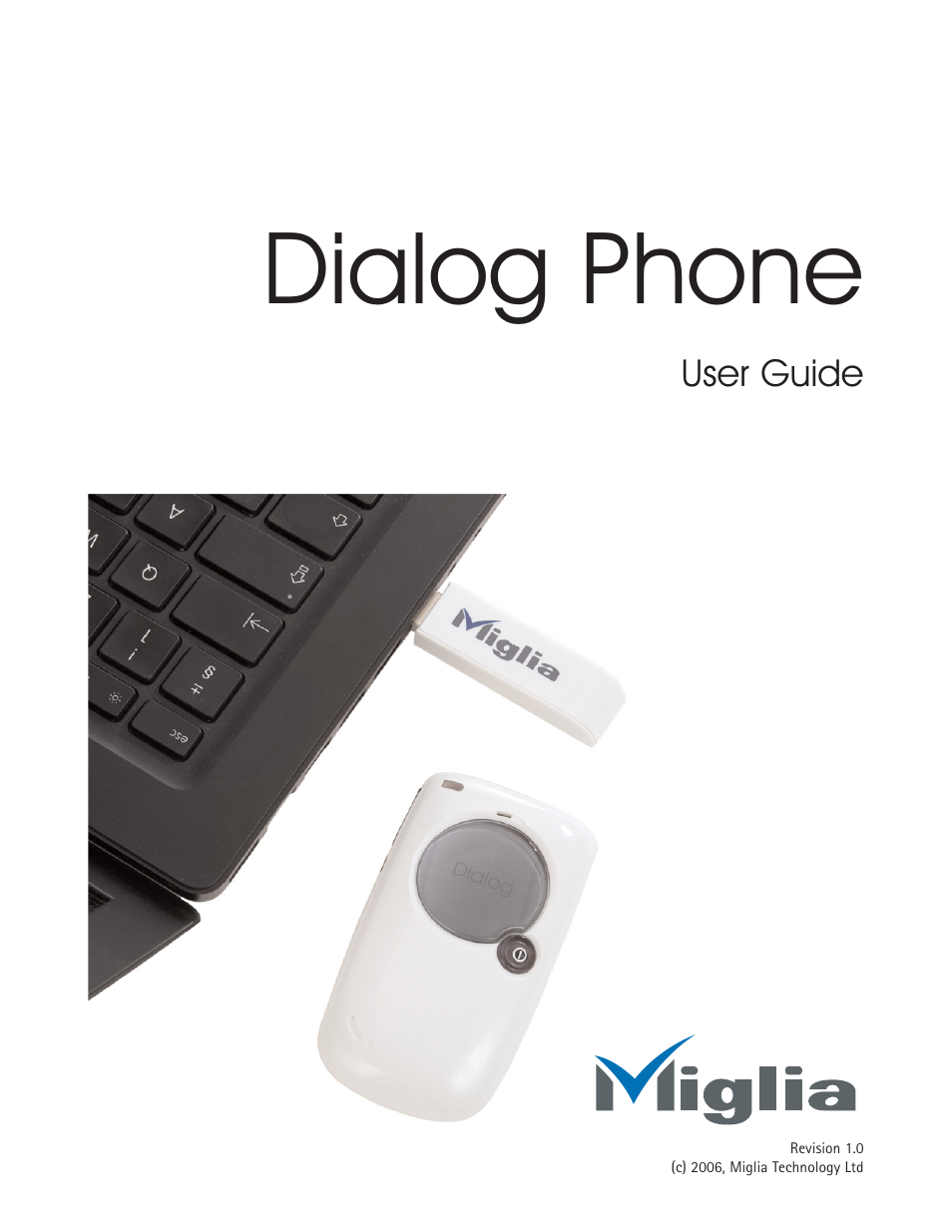 Miglia Technology Dialog Phone User Manual | 22 pages