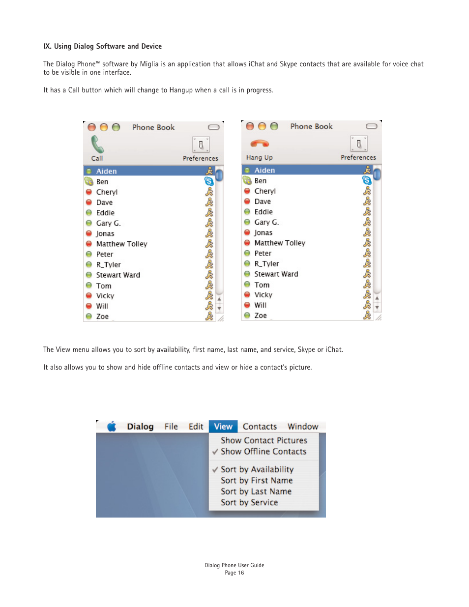 Miglia Technology Dialog Phone User Manual | Page 18 / 22