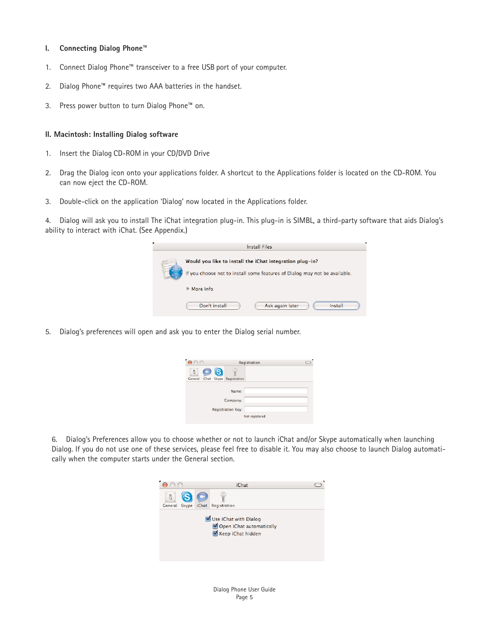 Miglia Technology Dialog Phone User Manual | Page 7 / 22
