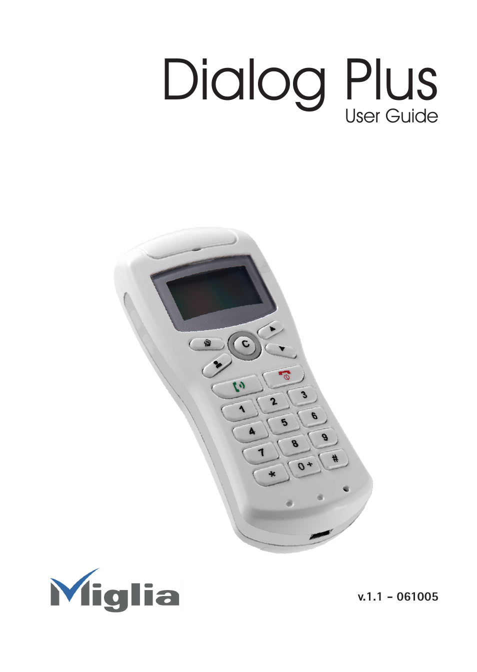 Miglia Technology Dialog Plus Cordless Phone User Manual | 26 pages