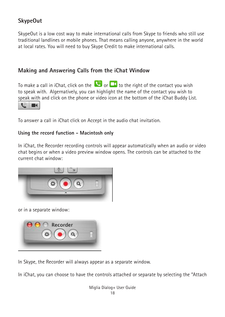 Miglia Technology Dialog Plus Cordless Phone User Manual | Page 18 / 26