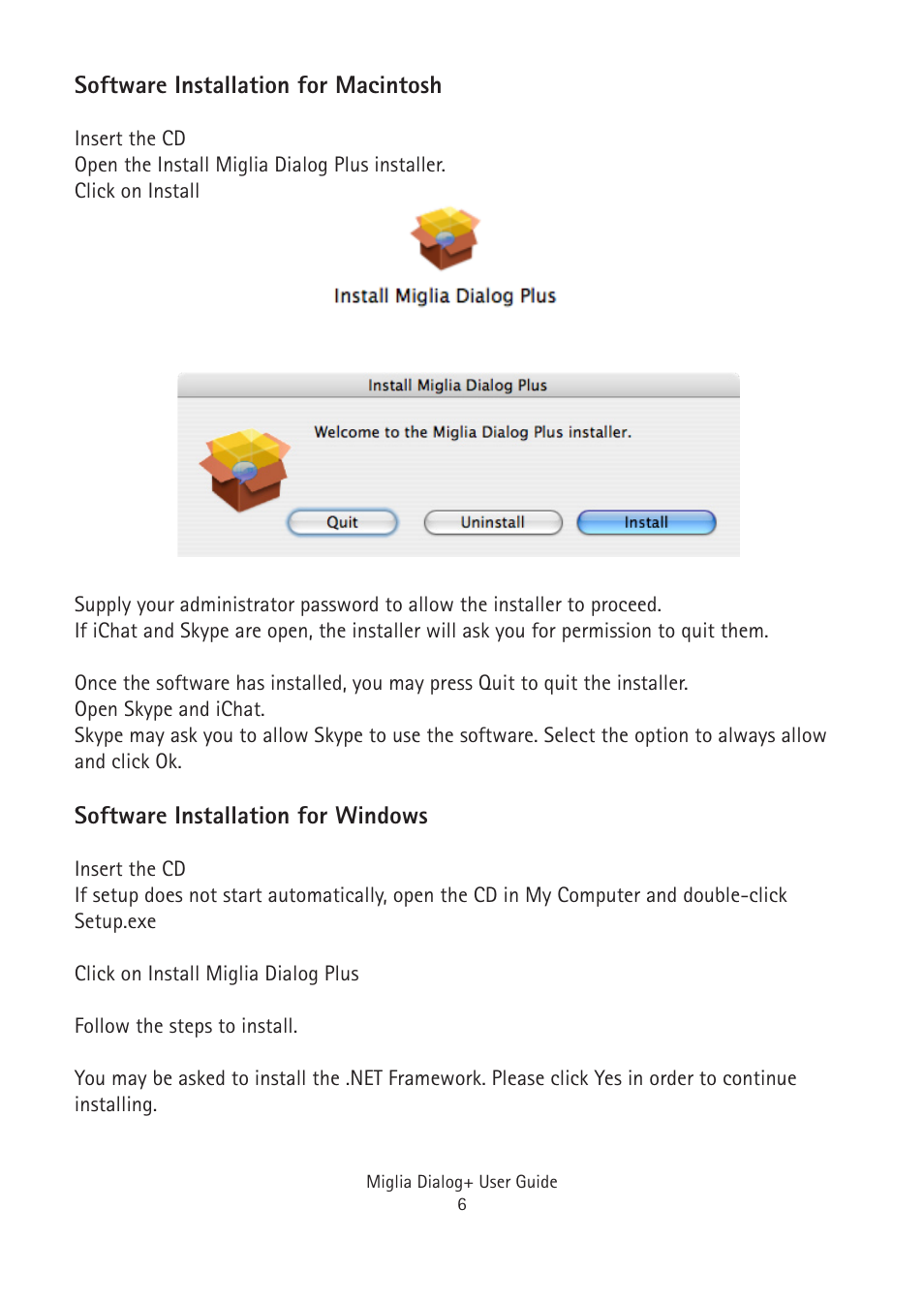 Miglia Technology Dialog Plus Cordless Phone User Manual | Page 6 / 26