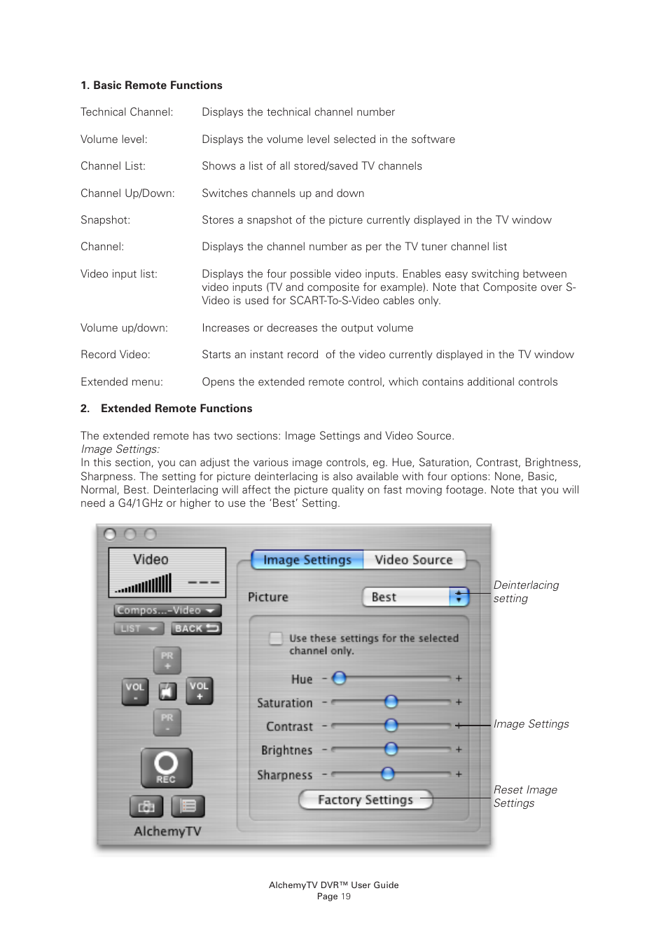 Miglia Technology AlchemyTV User Manual | Page 21 / 56