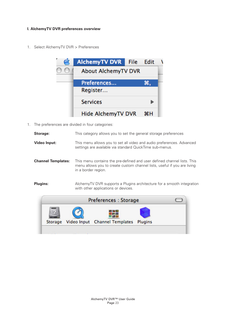 Miglia Technology AlchemyTV User Manual | Page 25 / 56