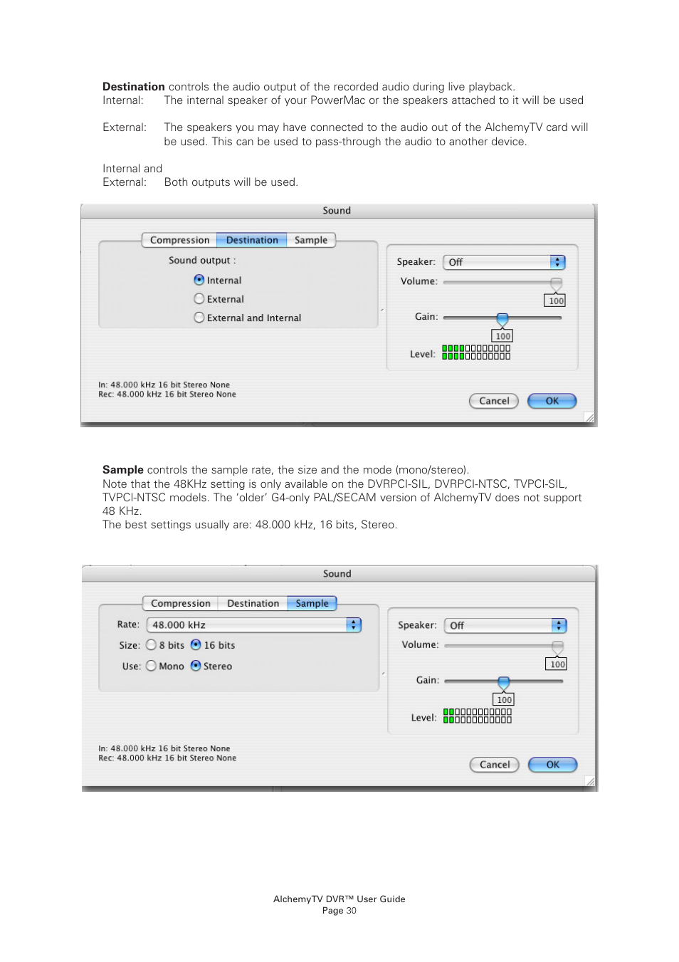 Miglia Technology AlchemyTV User Manual | Page 32 / 56