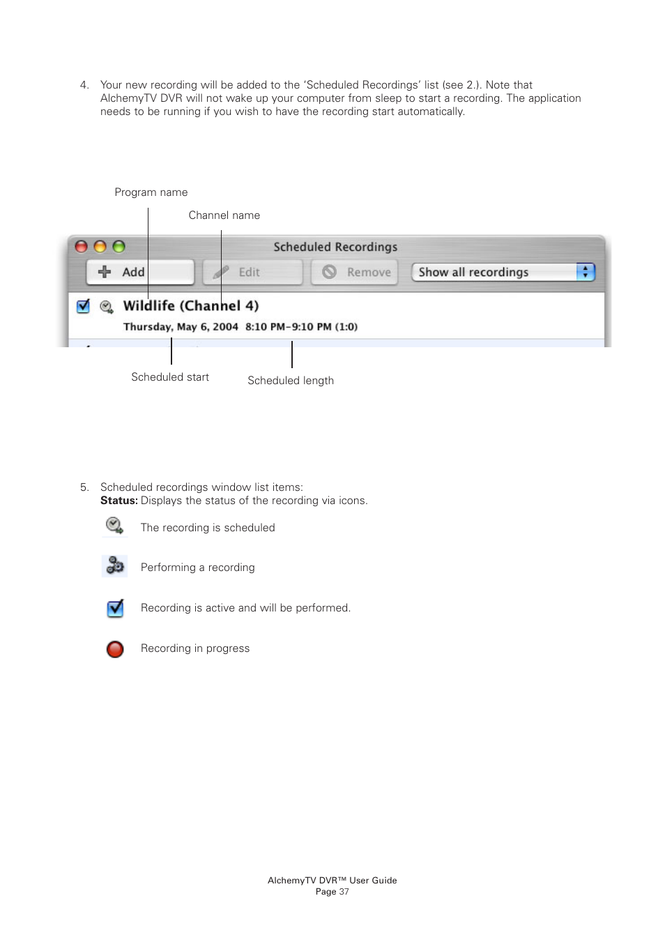 Miglia Technology AlchemyTV User Manual | Page 39 / 56