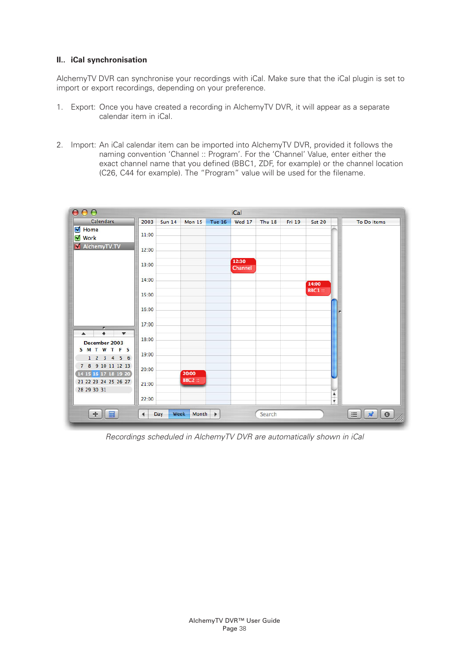 Miglia Technology AlchemyTV User Manual | Page 40 / 56