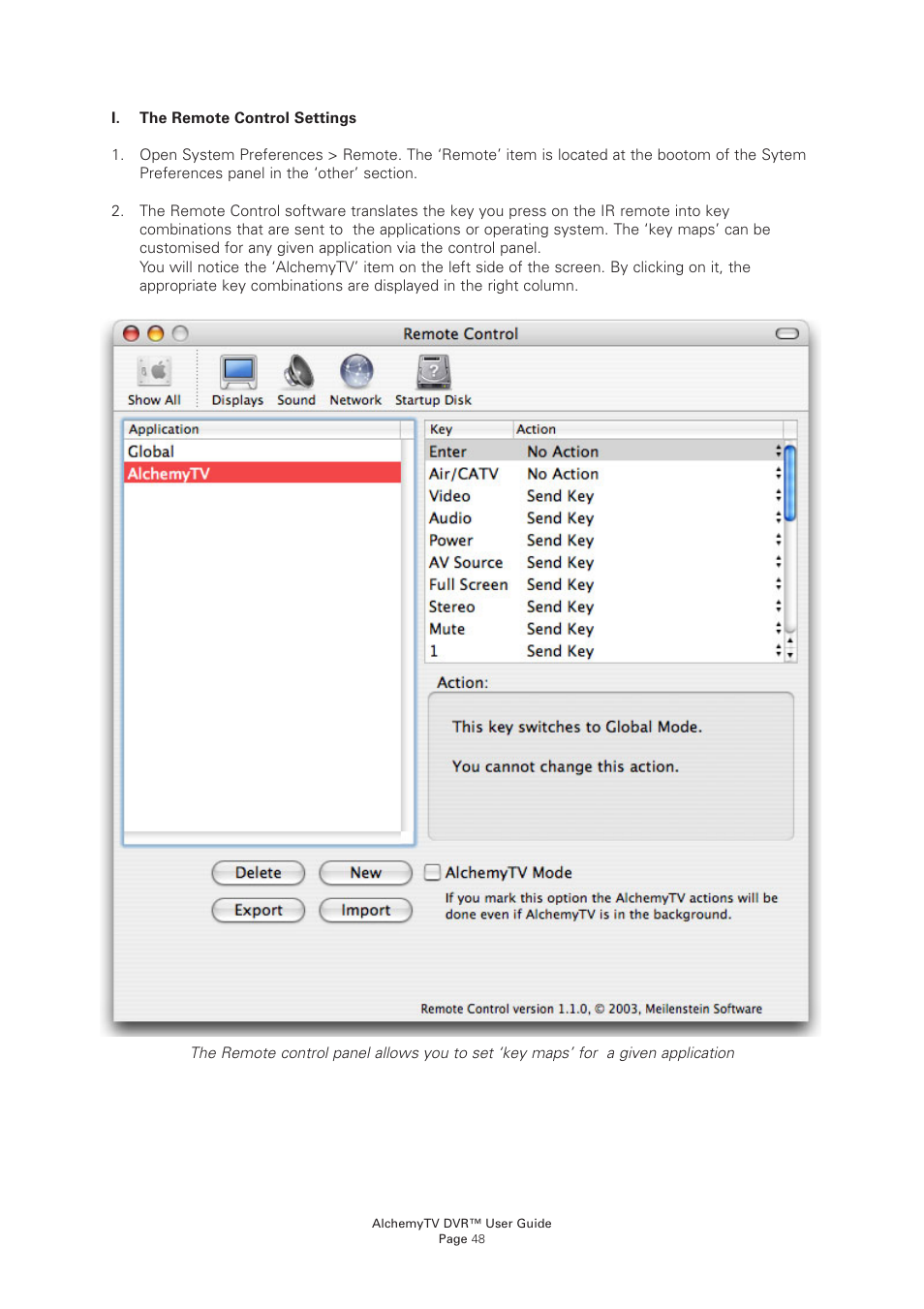 Miglia Technology AlchemyTV User Manual | Page 50 / 56