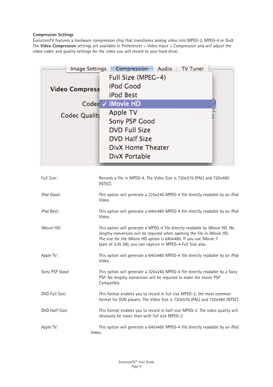 Miglia Technology EvolutionTV TV Tuner User Manual | Page 11 / 13