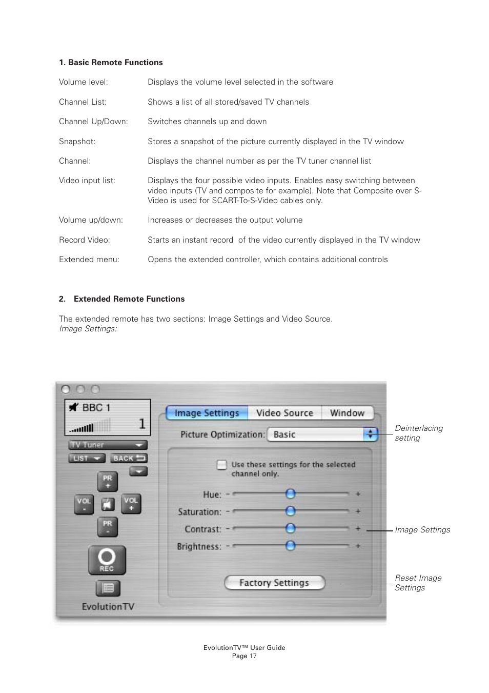 Miglia Technology EvolutionTV User Manual | Page 19 / 47