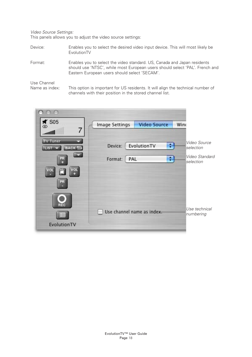 Miglia Technology EvolutionTV User Manual | Page 20 / 47