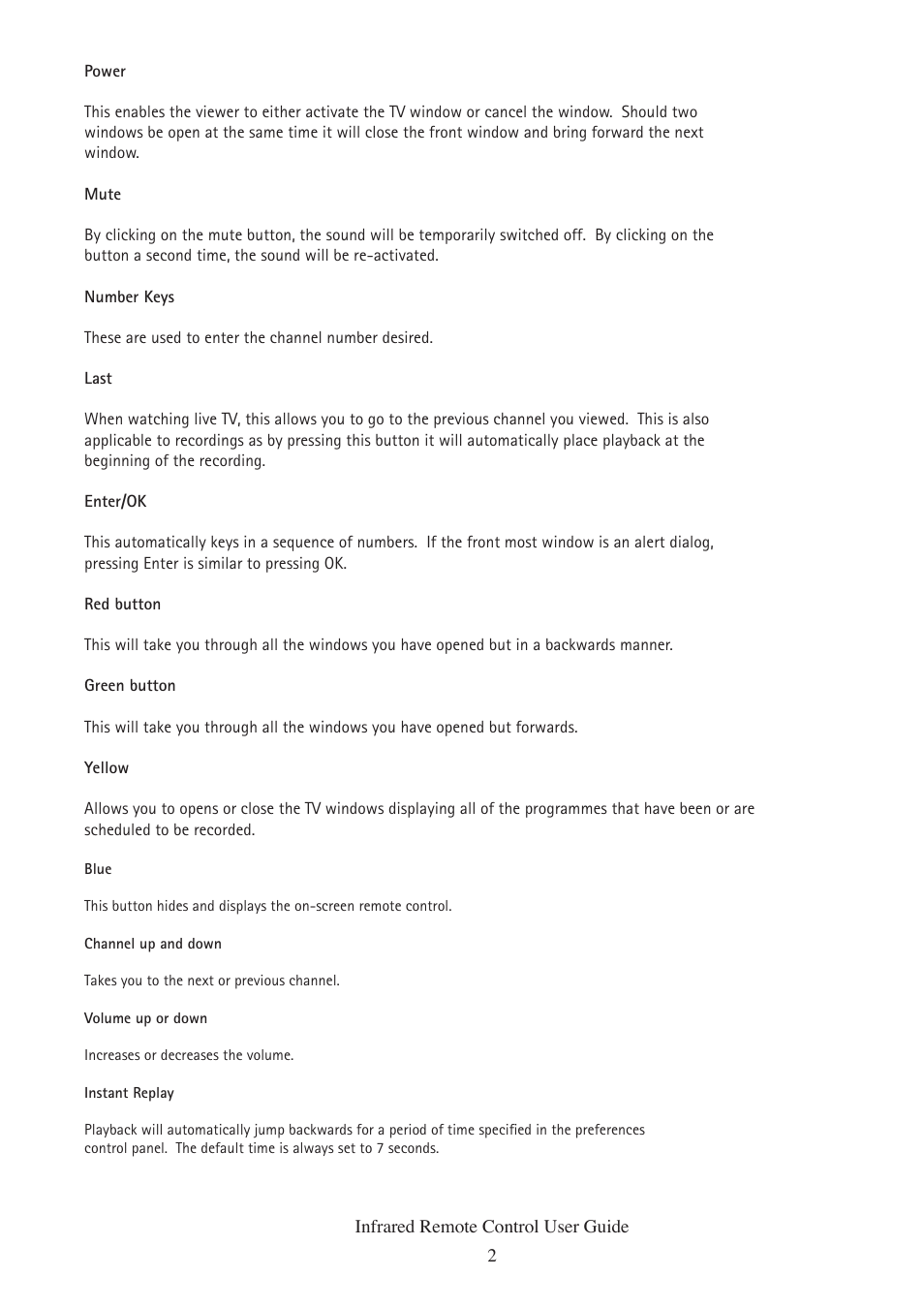 Miglia Technology Infrared Remote Control User Manual | Page 3 / 4