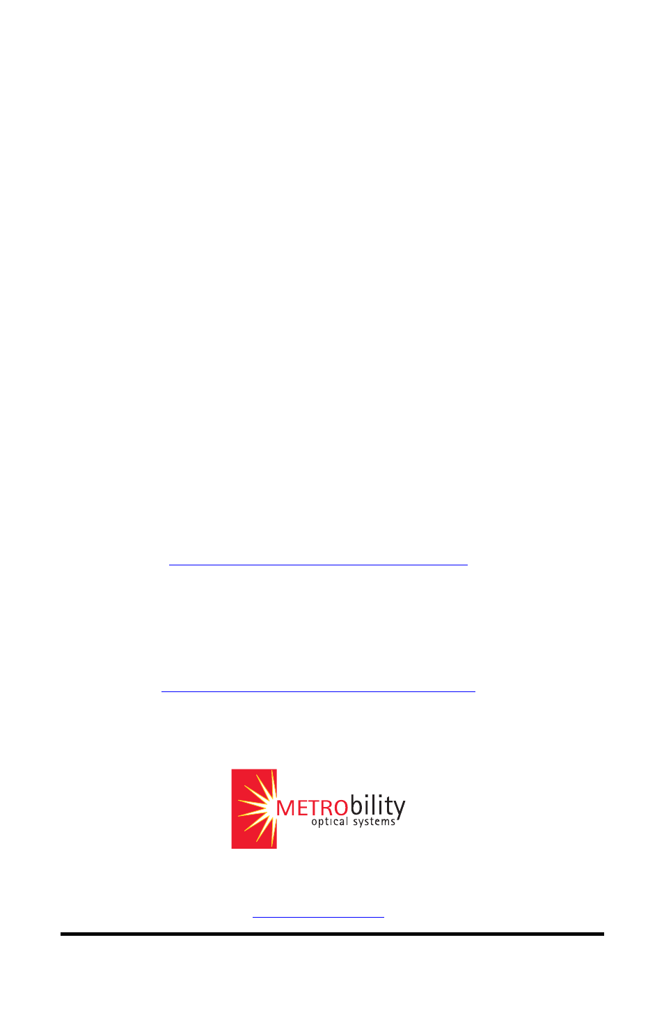 METRObility Optical Systems RADIANCE 10/100MBPS ACCESS OPTICAL NETWORK UNIT User Manual | Page 24 / 24