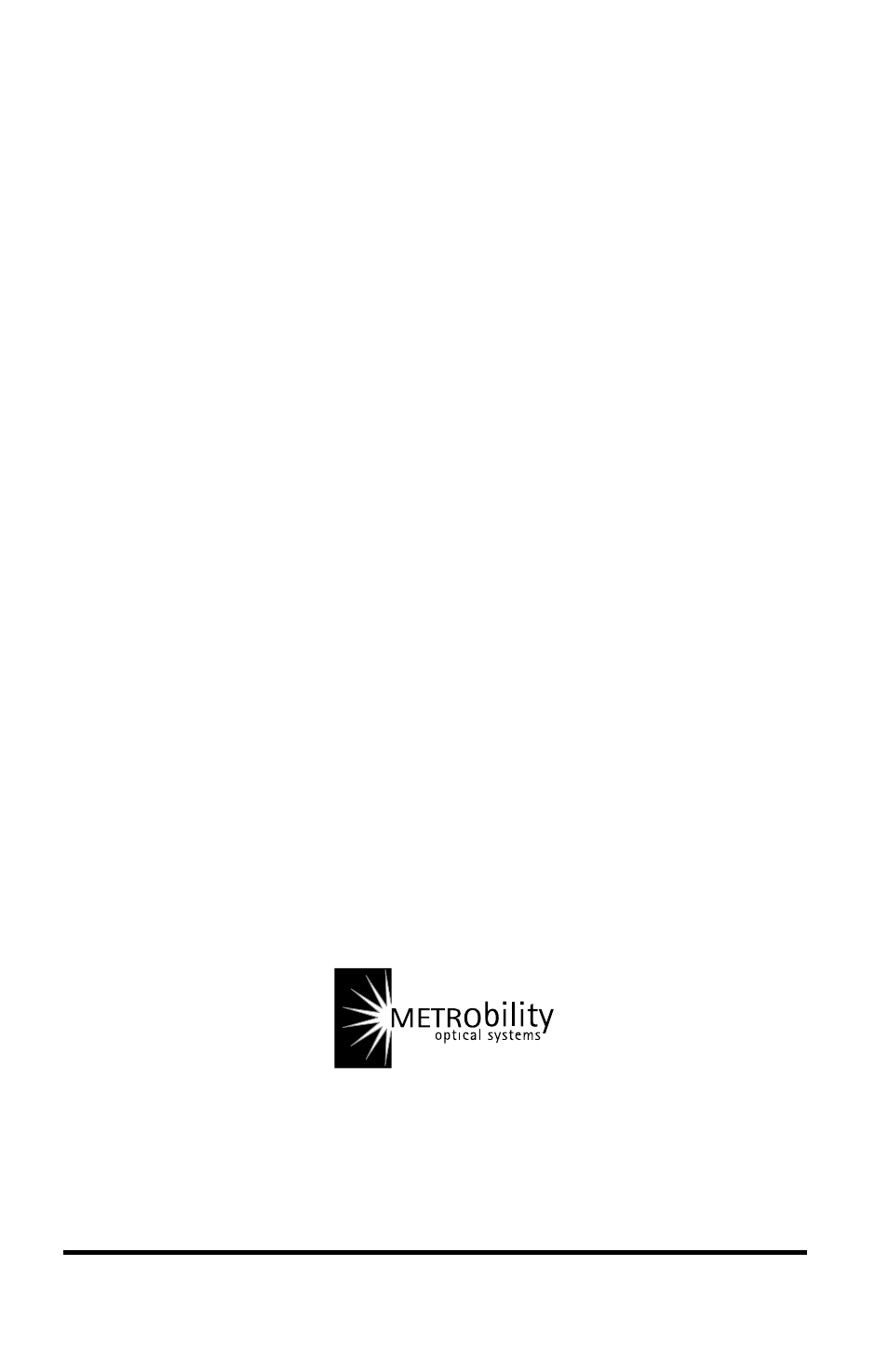 METRObility Optical Systems 3508-11 User Manual | Page 20 / 20
