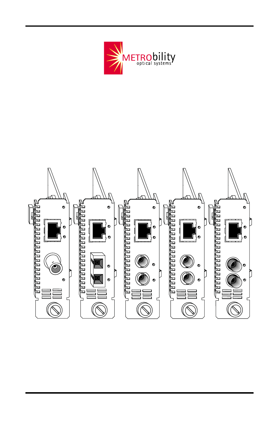 METRObility Optical Systems R111-1T User Manual | 16 pages