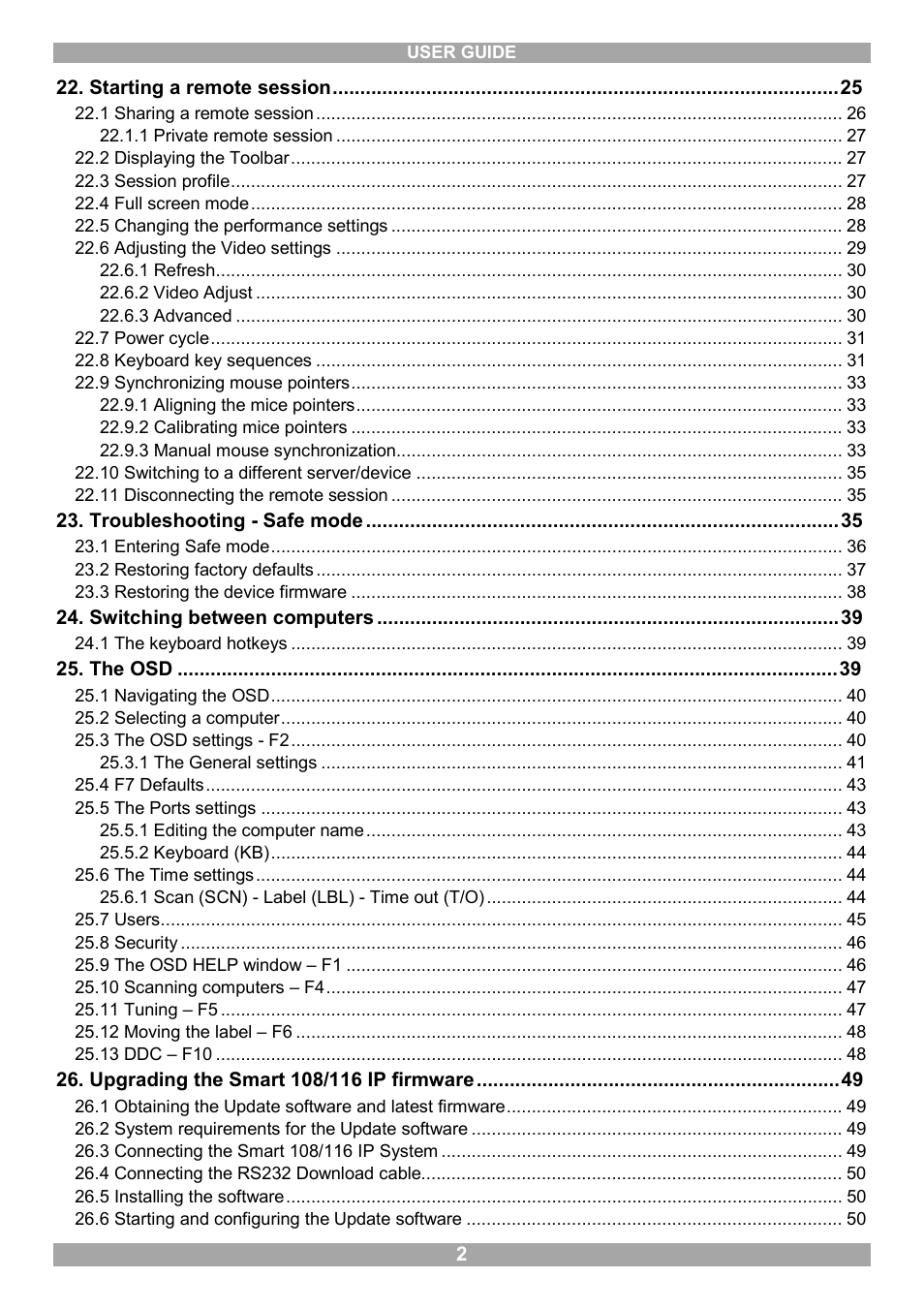 Minicom Advanced Systems Minicom Smart 116 IP User Manual | Page 3 / 62
