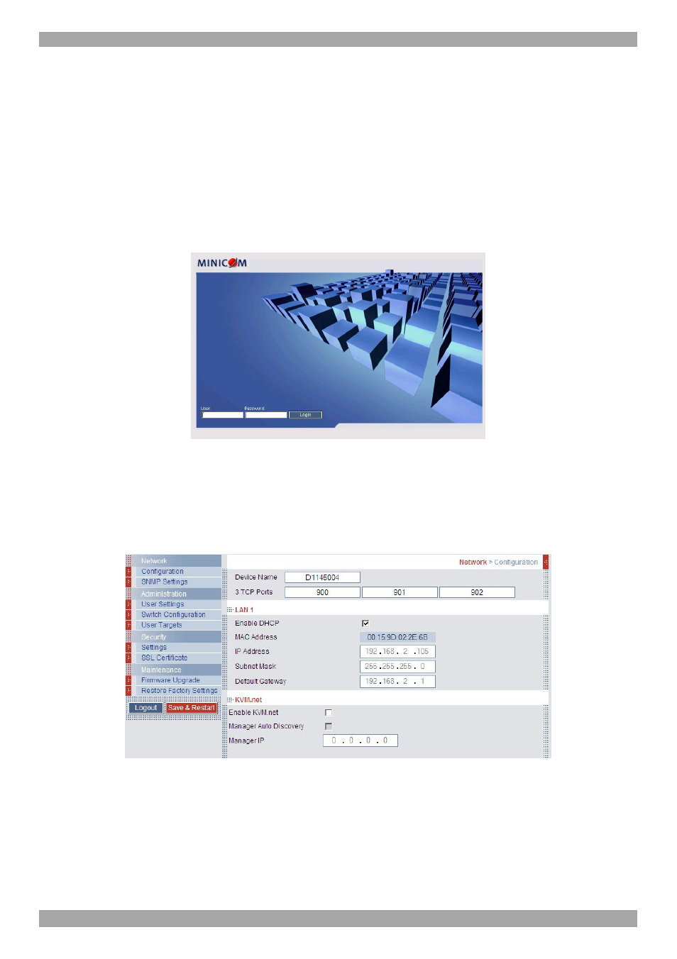 Logging into the web interface, 1 ssl certificate notes | Minicom Advanced Systems SMARTRACK 116 IP User Manual | Page 21 / 67