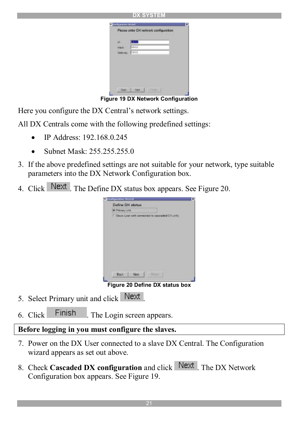 Minicom Advanced Systems DX System User Manual | Page 22 / 72