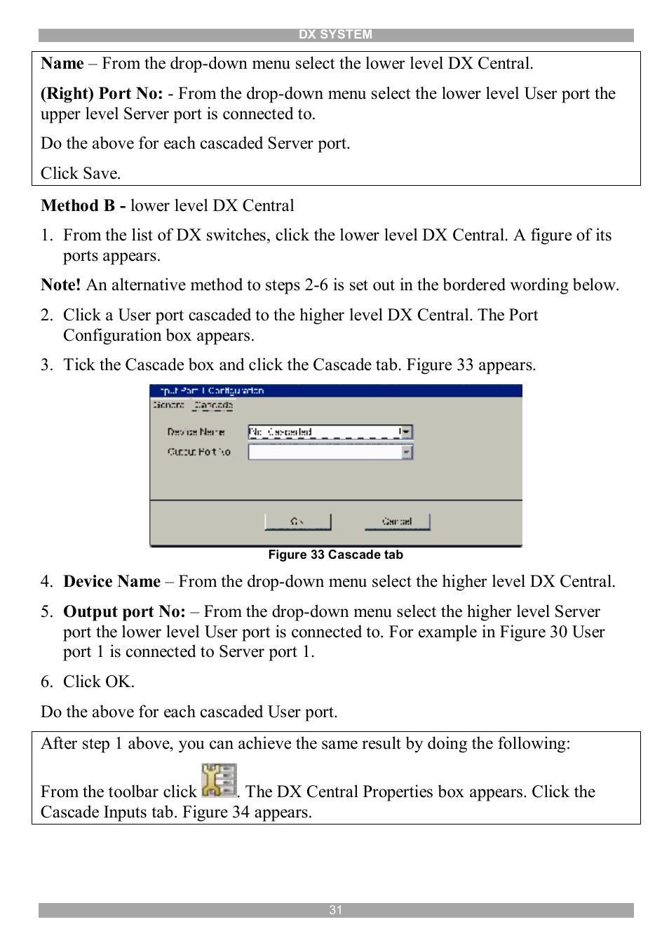 Minicom Advanced Systems DX System User Manual | Page 32 / 72