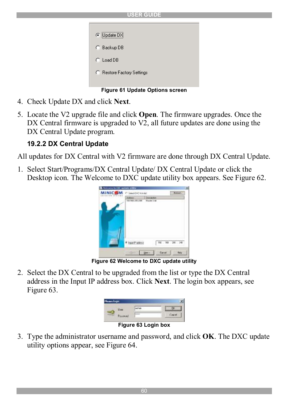 Minicom Advanced Systems DX System User Manual | Page 61 / 72