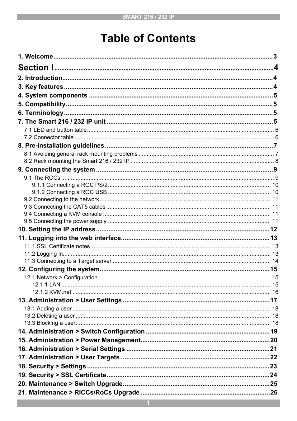 Minicom Advanced Systems Minicom Smart 216 User Manual | Page 2 / 50