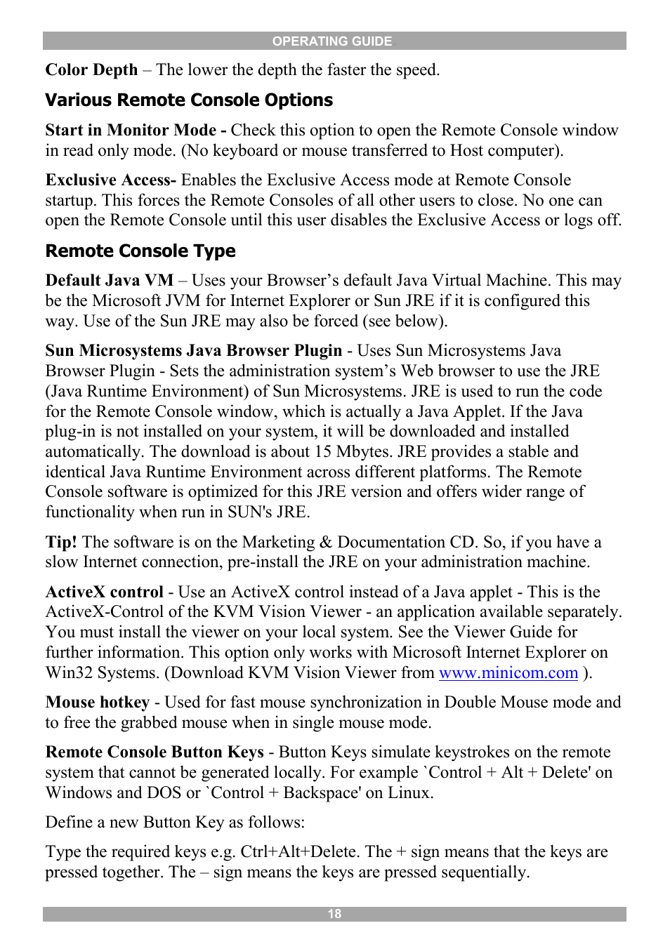 Minicom Advanced Systems 5UM20114 User Manual | Page 19 / 87