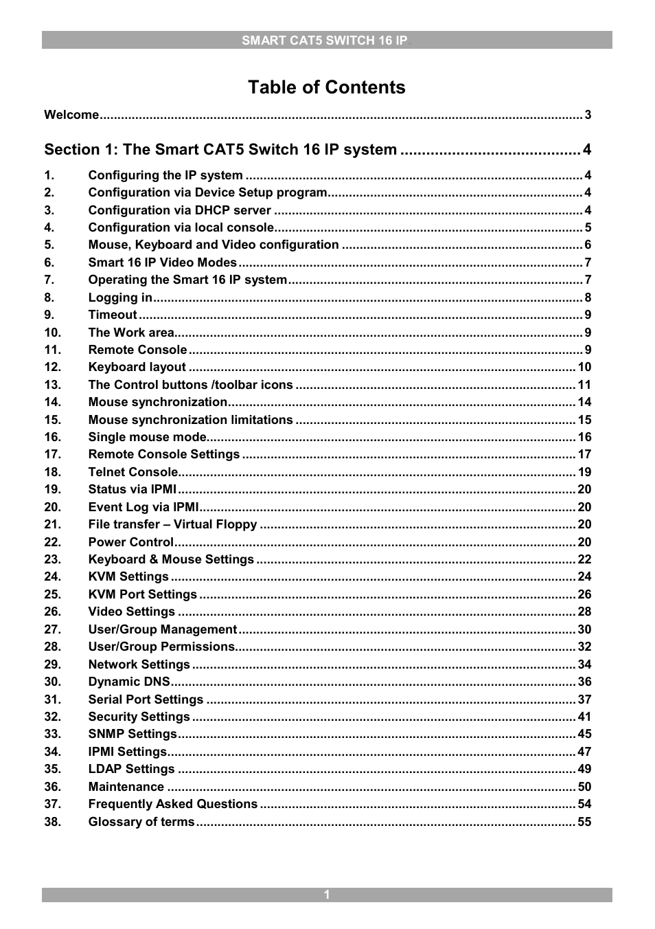Minicom Advanced Systems 5UM20114 User Manual | Page 2 / 87