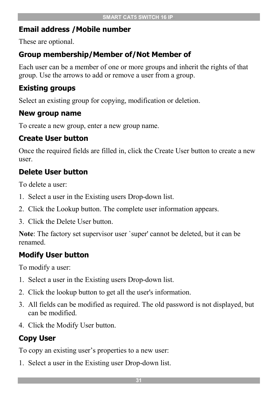 Minicom Advanced Systems 5UM20114 User Manual | Page 32 / 87