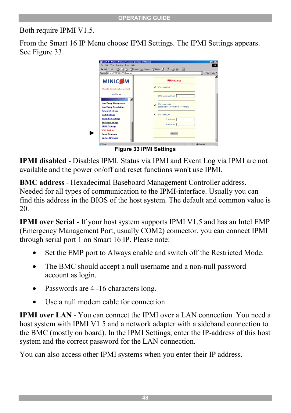 Minicom Advanced Systems 5UM20114 User Manual | Page 49 / 87