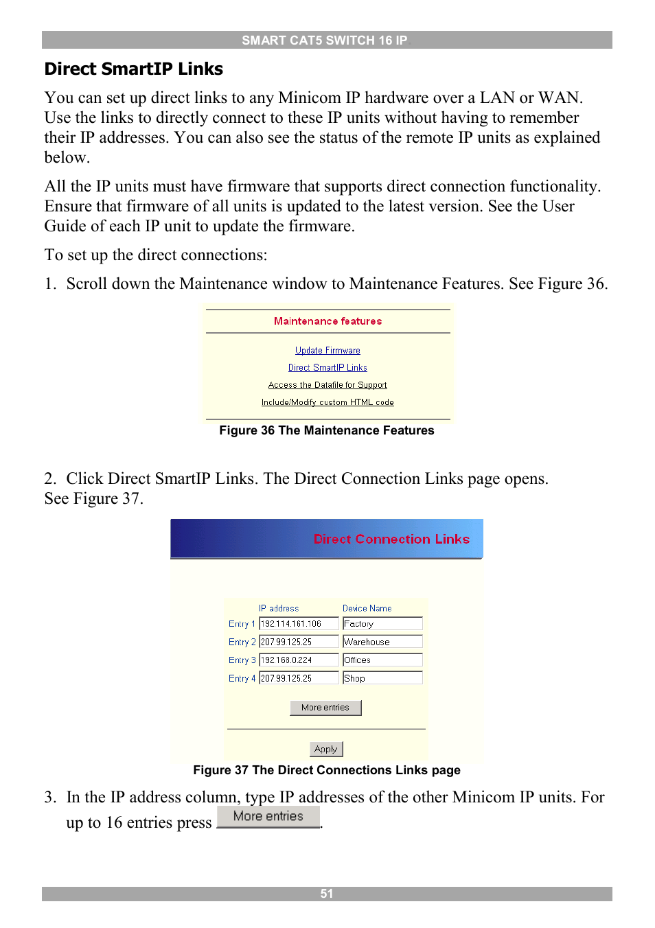 Minicom Advanced Systems 5UM20114 User Manual | Page 52 / 87