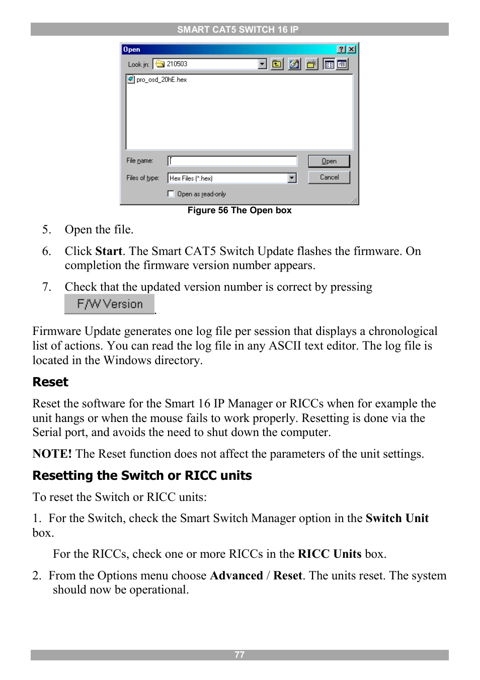 Minicom Advanced Systems 5UM20114 User Manual | Page 78 / 87