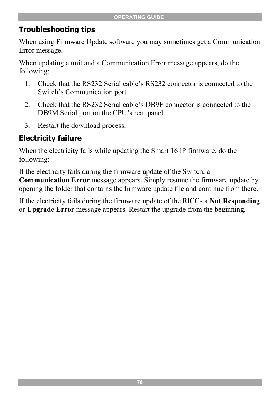 Minicom Advanced Systems 5UM20114 User Manual | Page 79 / 87