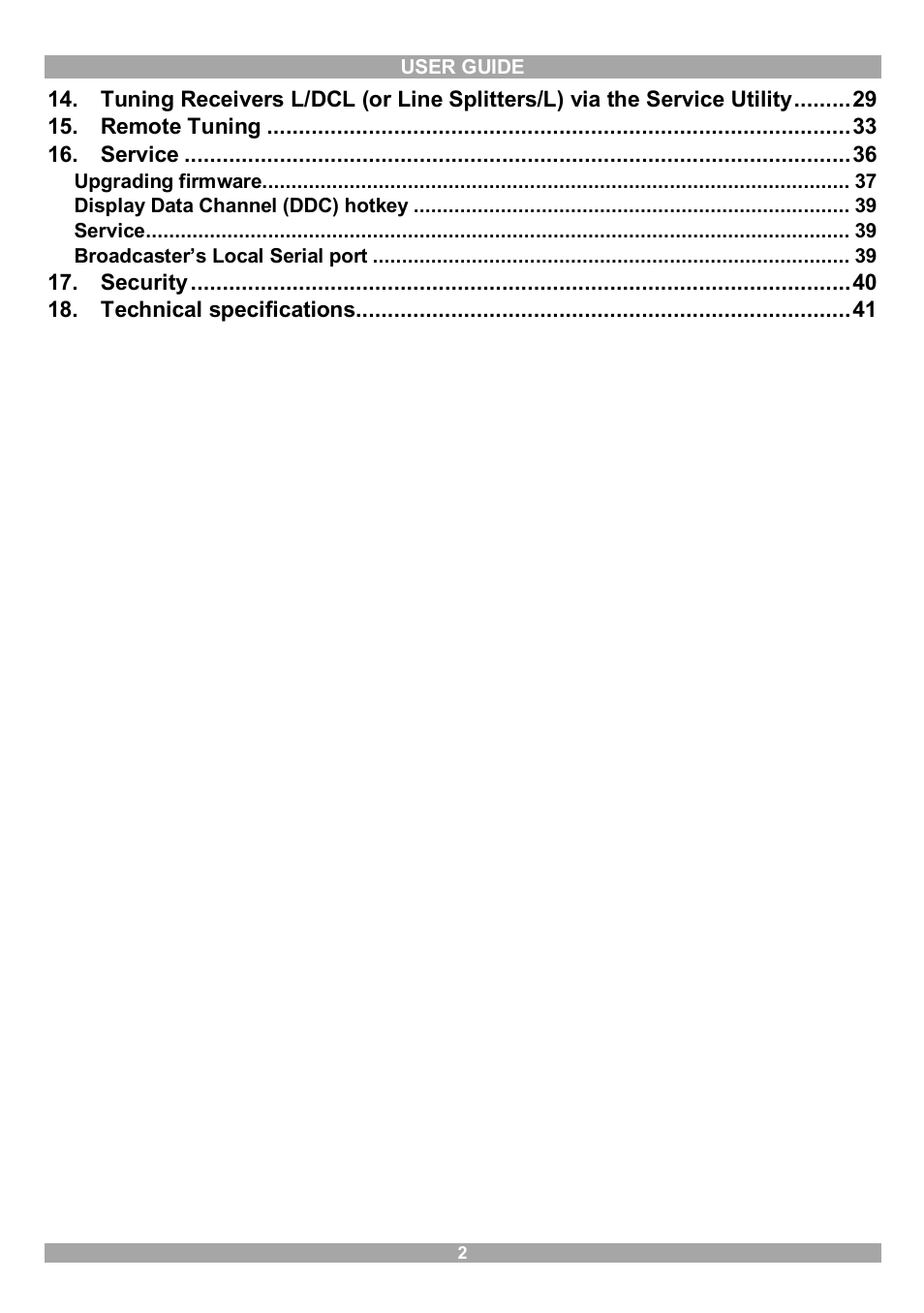 Minicom Advanced Systems 3000 User Manual | Page 3 / 44